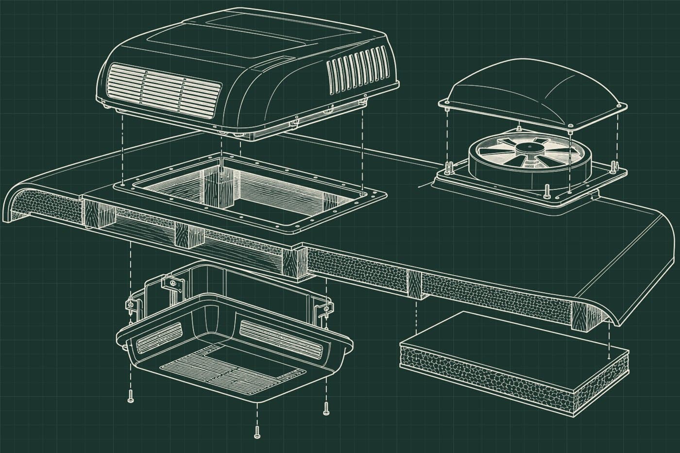 Technical sketch: Cooling & ventilation